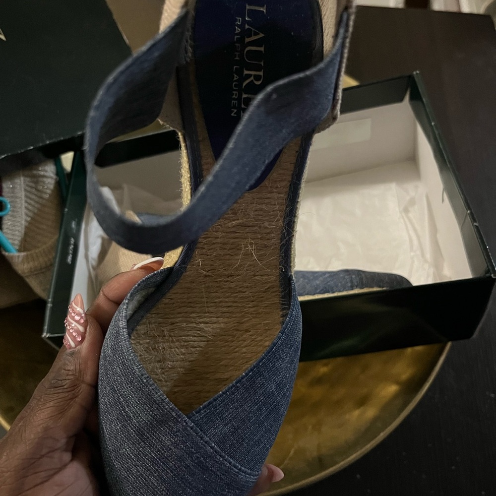 Chala Women's Blue Espadrille Sandals